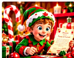 Candy Cane Cheer Letter